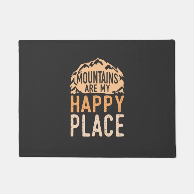 Camping - Camper Mountain Geschenke Fußmatte (Vorderseite)