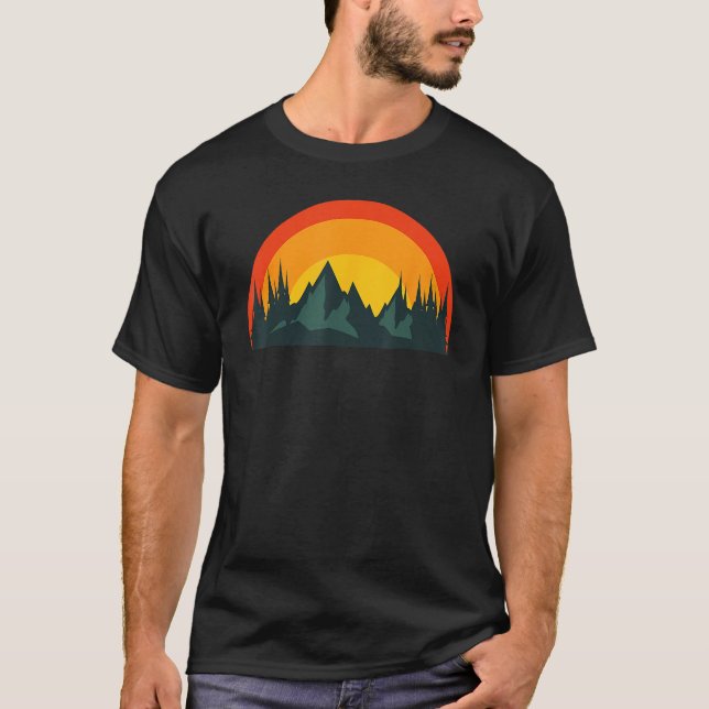 Camping Camper Outdoors fishing hiking wilderness T-Shirt (Vorderseite)