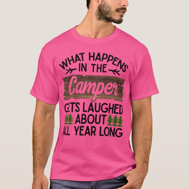 Camping Camper Vacation Motorhome Adventure Gift f T-Shirt (Vorderseite)