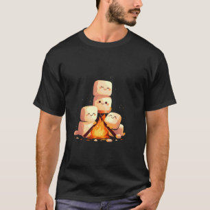 Camping Campfeuer Mores Marshmallow 1 T-Shirt