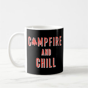 Camping Campfire and Chill Kaffeetasse