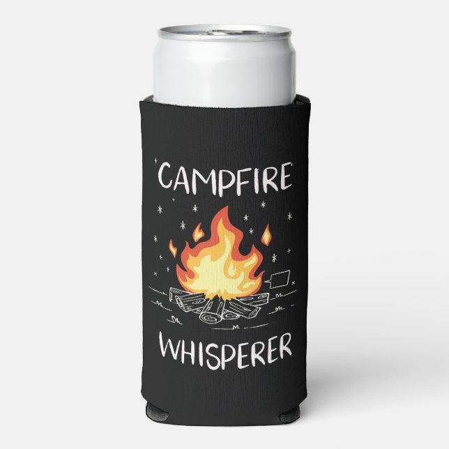 Camping Campfire Selters Dosenkühler (Seltzer Vorderseite)