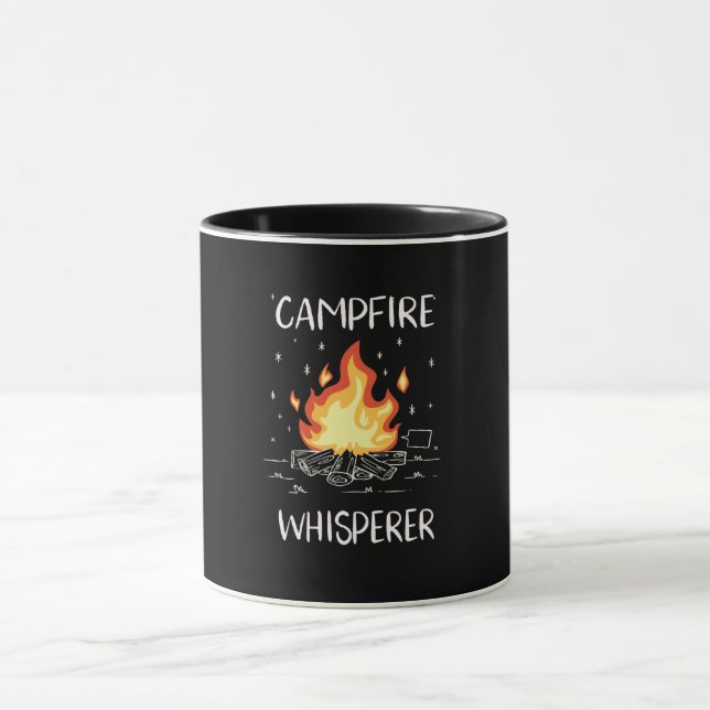 Camping Campfire Tasse (Zentrum)