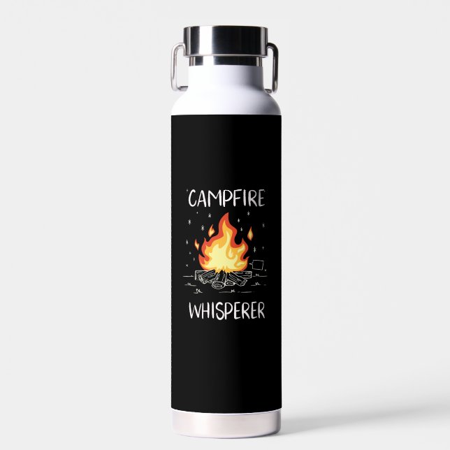 Camping Campfire Trinkflasche (Vorne)