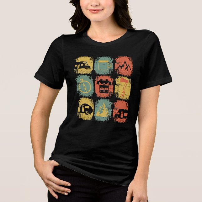 CAMPING - CAMPING Tri-Blend SHIRT (Vorderseite)