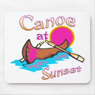 Camping Canoe Mousepad