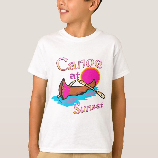 Camping Canoe T-Shirt (Vorderseite)