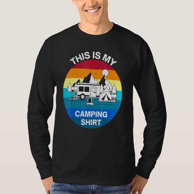 Camping Caravan Camping Wandern Rv Camping 3 T-Shirt (Vorderseite)