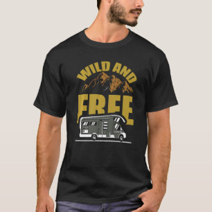 Camping Caravan Idee Natur und Reisemobil T-Shirt