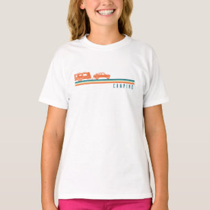 Camping Caravan Rv Trailer Retro Vintag T-Shirt