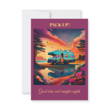 Camping Card: Outdoor Adventure Note Card