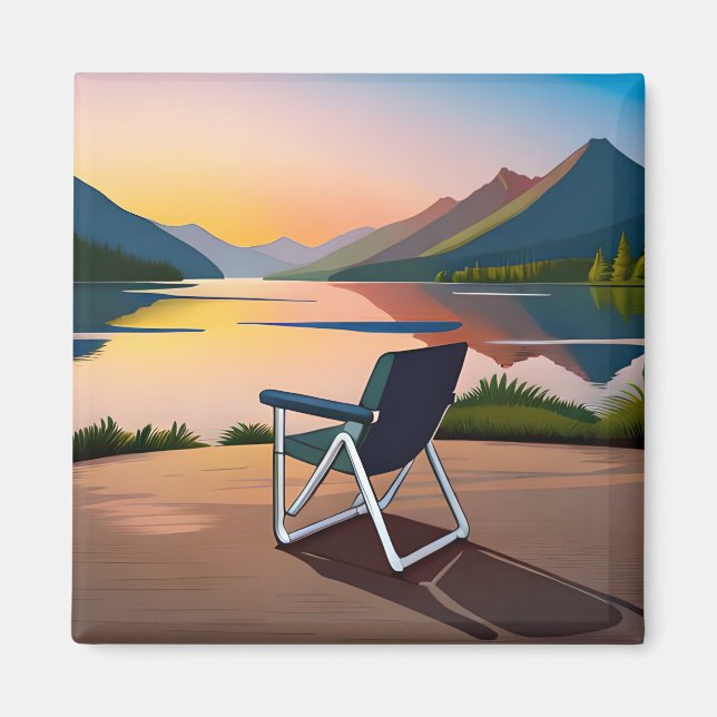 Camping chair magnet (Vorne)