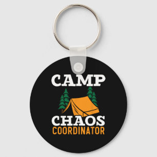Camping-Chaos-Koordinator Camping-Trupp-Camp-Leite Schlüsselanhänger