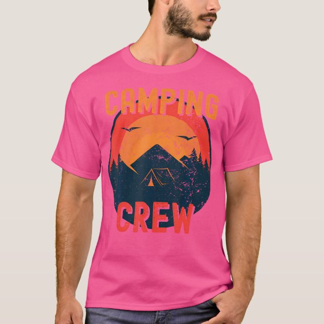 Camping Crew 2022 Family Camper Tour Road Matching T-Shirt (Vorderseite)