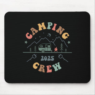 Camping-Crew 2025 Camping-Trip 2025 Passende Crew  Mousepad
