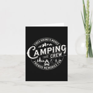 Camping Crew 2025 für Familiencamper Kid G Karte