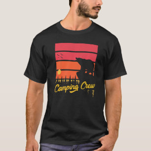 Camping Crew Camp Wandern T-Shirt