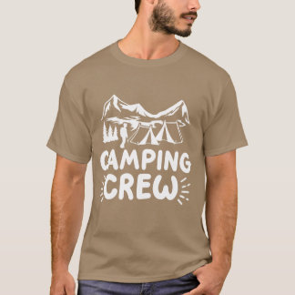 Camping Crew Camper Freunde T-Shirt