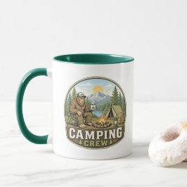 Camping-Crew-Kaffeetasse - Camping-Mannschaft! Tasse