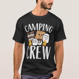 Camping Crew Niedlich S'mores Marshmallow Campfire T-Shirt