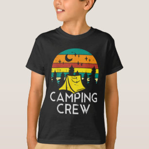 Camping-Crew Niedliche Camper Jungen Mädchen Kinde T-Shirt