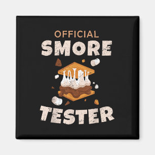 Camping Crew Offizieller Smore Tester Marshmallows Magnet