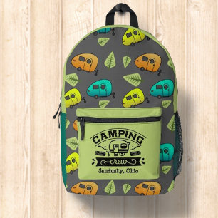 Camping Crew Personalisiert Bedruckter Rucksack
