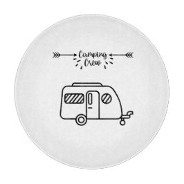 Camping crew schneidebrett