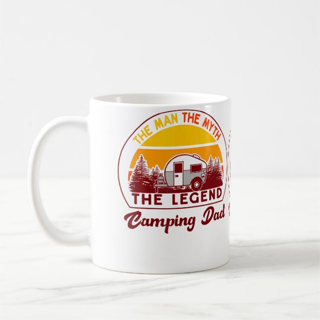 Camping Dad Motorhome Caravan Camper Dad Kaffeetasse (Links)