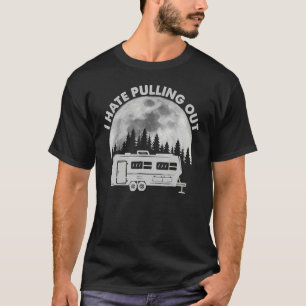 Camping, das ich hasse, das Retro Vintag draußen a T-Shirt