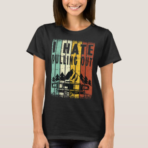 Camping, das ich hasste, Retro-Trailer 8 T-Shirt