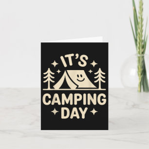 Camping Day Funny Outdoor Adventure Karte