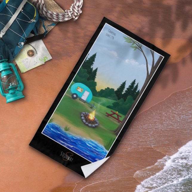 Camping Day Strandtuch (Von Creator hochgeladen)