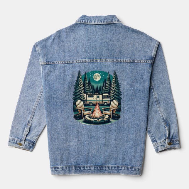 Camping Denim Jacket, Camping, Jacken (Rückseite)