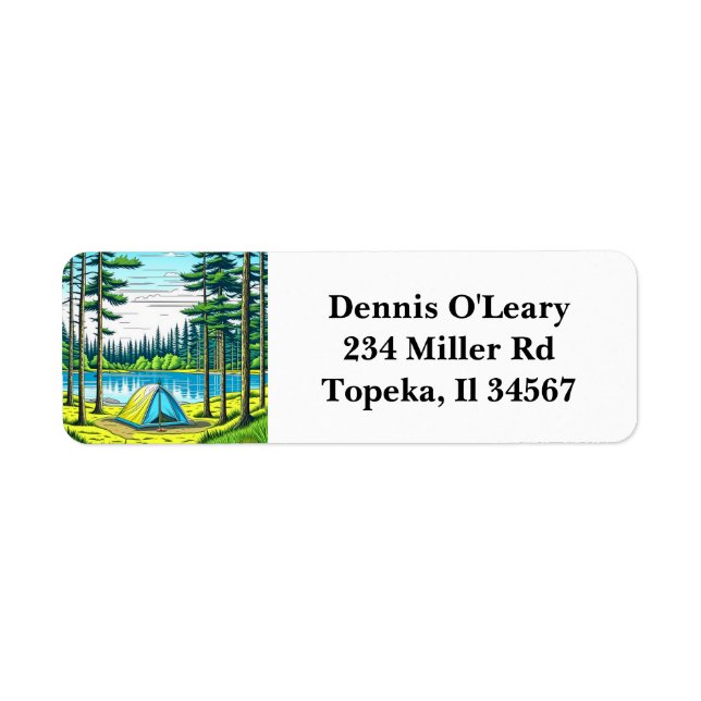 Camping der Natur im Wald (Vorne)