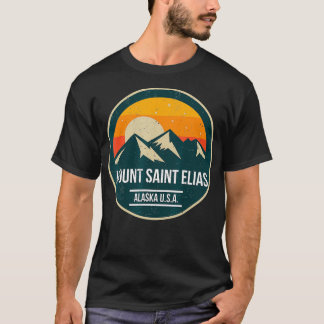 Camping des Nationalparks Saint Elias Alaska und T-Shirt