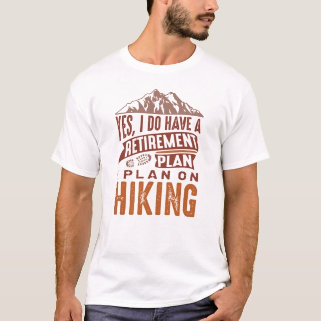 Camping des Rentenplans T-Shirt (Vorderseite)