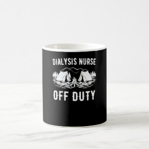 Camping-Dialyse-Krankenschwester Außer Dienst Lust Kaffeetasse