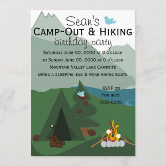 Camping Einladung
