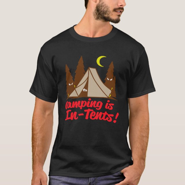 Camping einzigartig T-Shirt (Vorderseite)