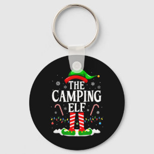 Camping Elf Xmas Funny Matching Family Group C Schlüsselanhänger