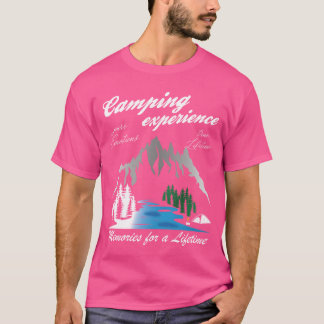 Camping Erfahrung Camper Vintage Familie T-Shirt