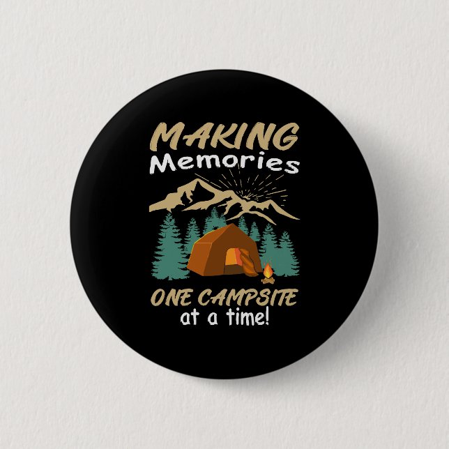 CAMPING Erinnerungen Button (Vorderseite)