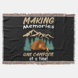 CAMPING Erinnerungen Decke