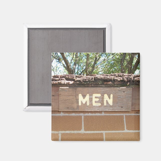 Camping Erinnerungen Männer unterschreiben Magnet (Vorderseite/Rückseite)