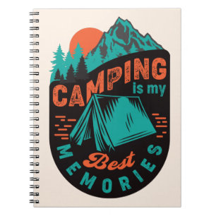 Camping-Erinnerungen Notizblock