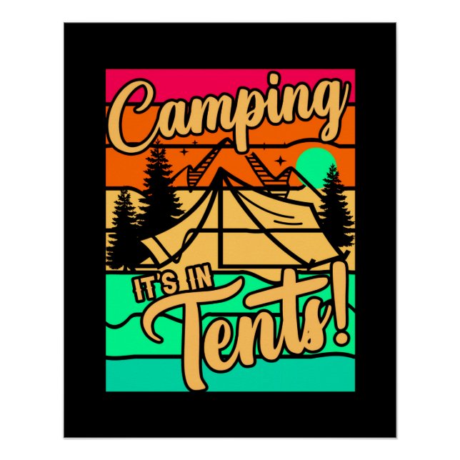 Camping Es ist im Zelt-43432 Poster (Vorderseite)