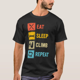 Camping essen Schlafkletter Wiederholung klassisch T-Shirt