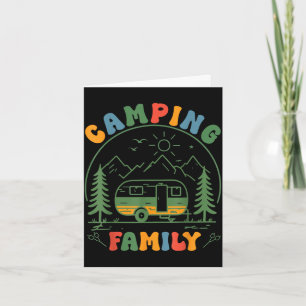 Camping-Familie 2026 Camping-Sommerurlaub-Crew Karte