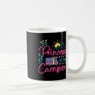 Camping-Familien-Mädchen Campervan Motorhome Prinz Kaffeetasse